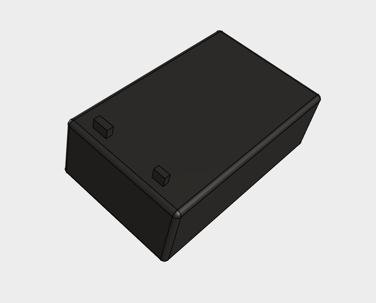 3D Model of industrial grade battery cover